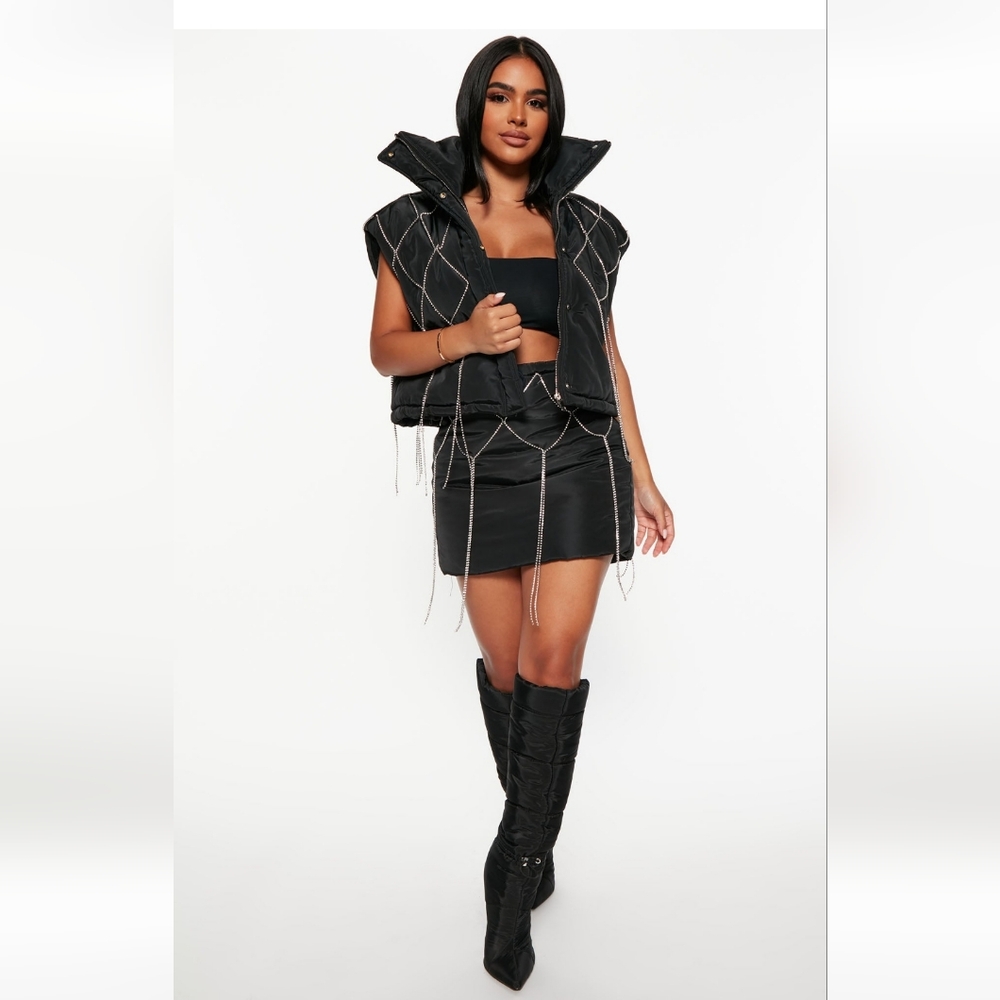Puffer Skirt Set